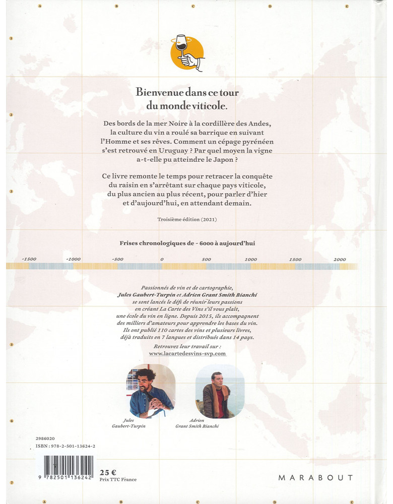 La carte des vins s'il vous plaît - L'atlas des vignobles du Monde